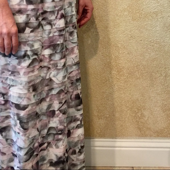 BCBG MaxAzria pastel tiered ruffle maxi dress - Picture 2 of 6